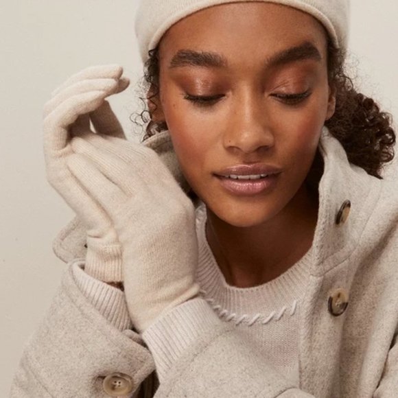 Fraas Accessories - FRAAS Luxury Knit Gloves In Pure Cashmere